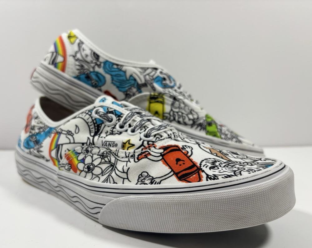 Vans Authentic x Crayola Van Doren VN0A5KRDARF Men Size 7.5 Women 9 Excellent